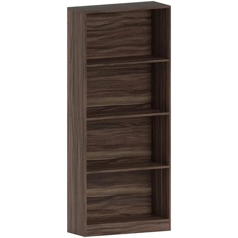 Bookcase Cambridge 4 Shelves Walnut Large