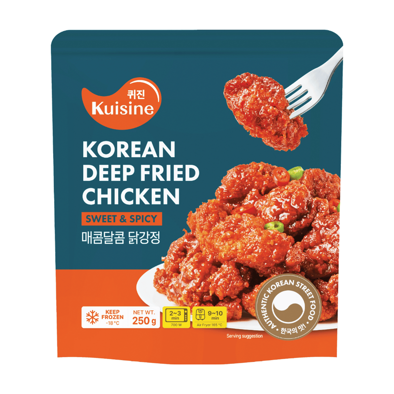 Kuisine Golden/Brown Microvable Sweet & Spicy Korean Fried Chicken 250G