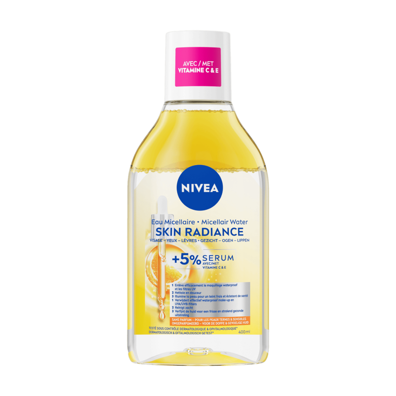NIVEA Skin Glow serum-geïnfuseerd micellair water - reinigingswater - reiniger - make-upremover - huidverzorging