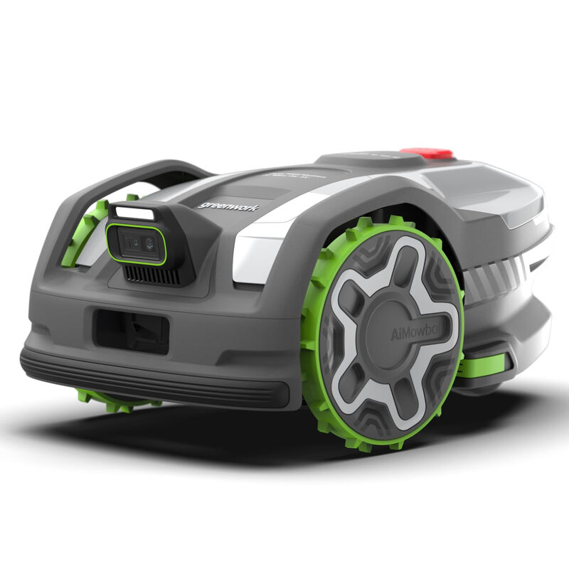 greenworks AI Mowbot C6 Kabelloser Mähroboter ohne Begrenzungskabel, Max. 600 m², RTK-Navigation, Automatische Kartierung, Virtuelle Begrenzung, Multi-Zonen-Steuerung, Extrem leise