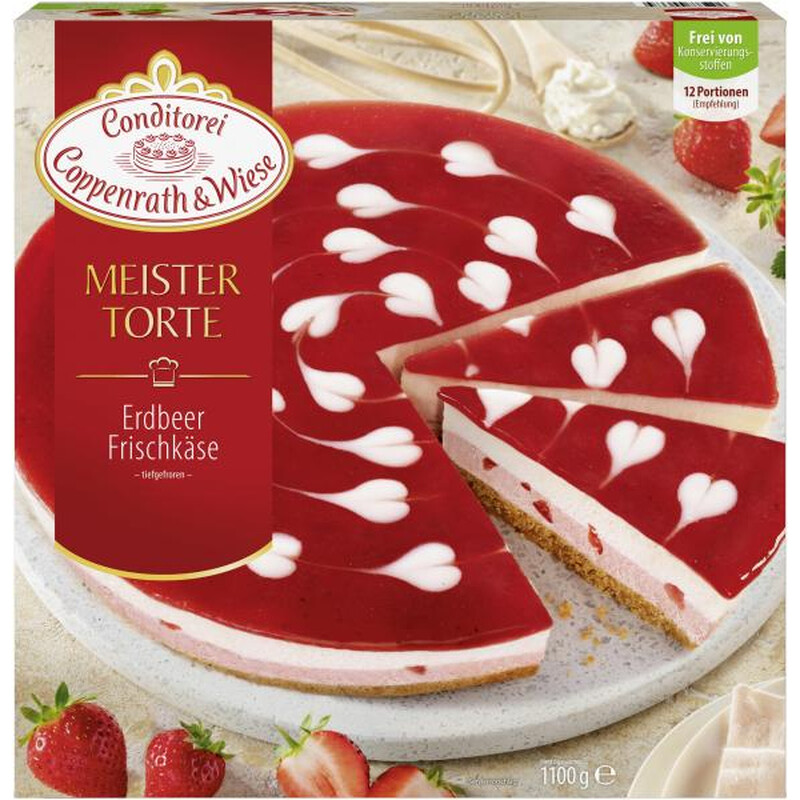 Coppenrath & Wiese Meisterkuchen Erdbeer-Frischkäse 1100 g