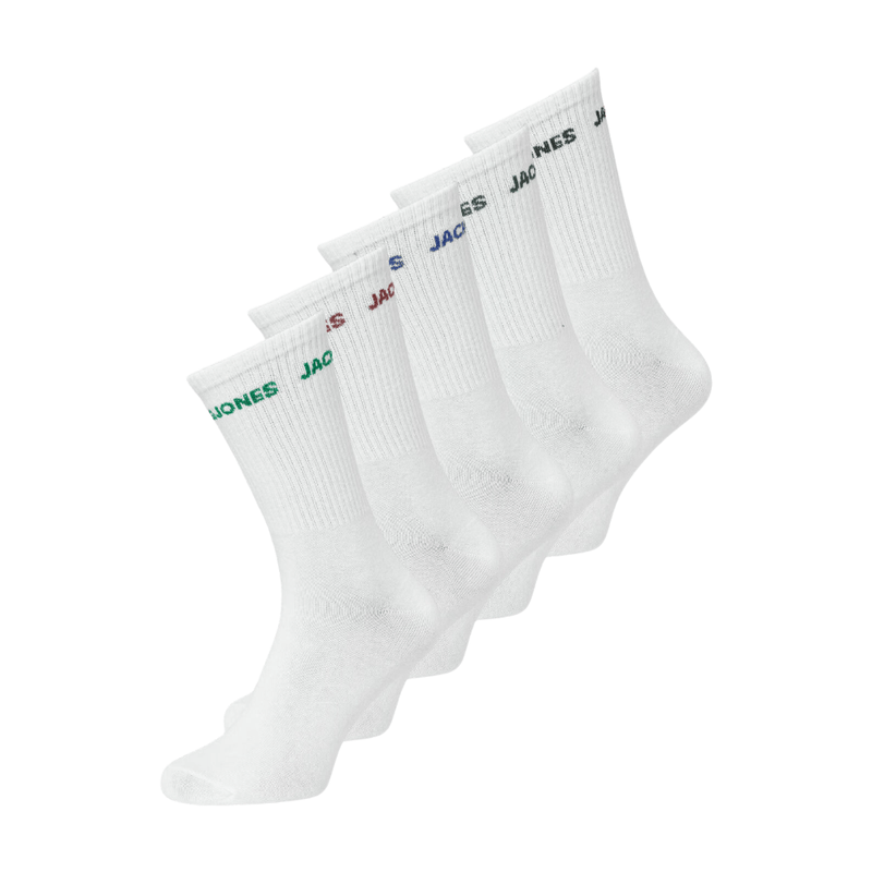 JACK&JONES Additionals Jacbasic Logo Tennissocken 5-Pack Noem