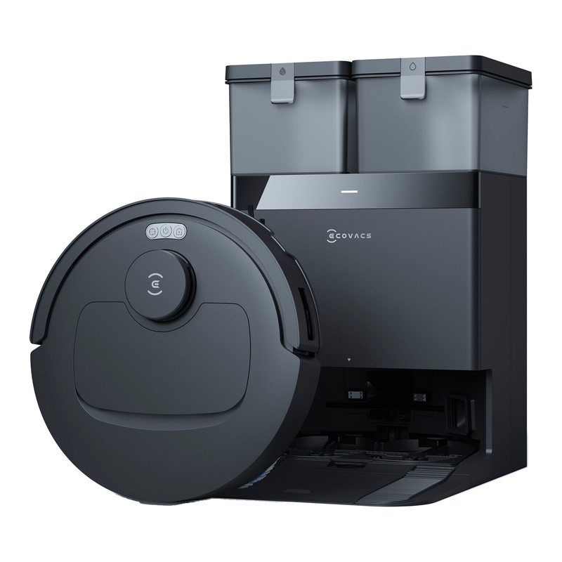 ECOVACS Deebot T30C OMNI Gen2, Robotstofzuiger met dweilfunctie, 25.000 Pa, OZMO Turbo 2.0 dweilen, ZeroTangle 3.0 anti-klit, TruEdge 2.0 randreiniging, Omni-station, 75 °C dweil wassen, Zwart