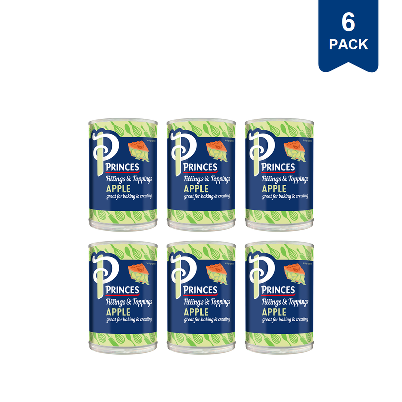 Princes Apple Fruit Filling 395g (6 Packs)