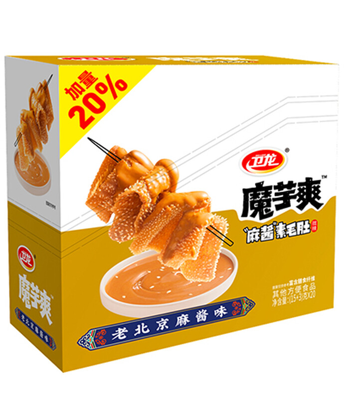 Wei Long Konjac Snack - Sesame Paste 360G（18Gx20）