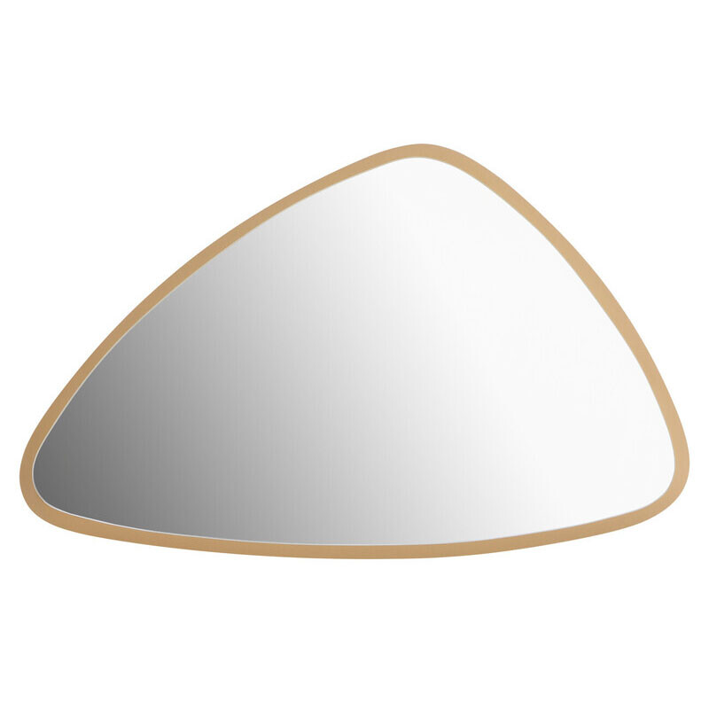 Wall Mirror Torino Triangular Gold 35x55cm