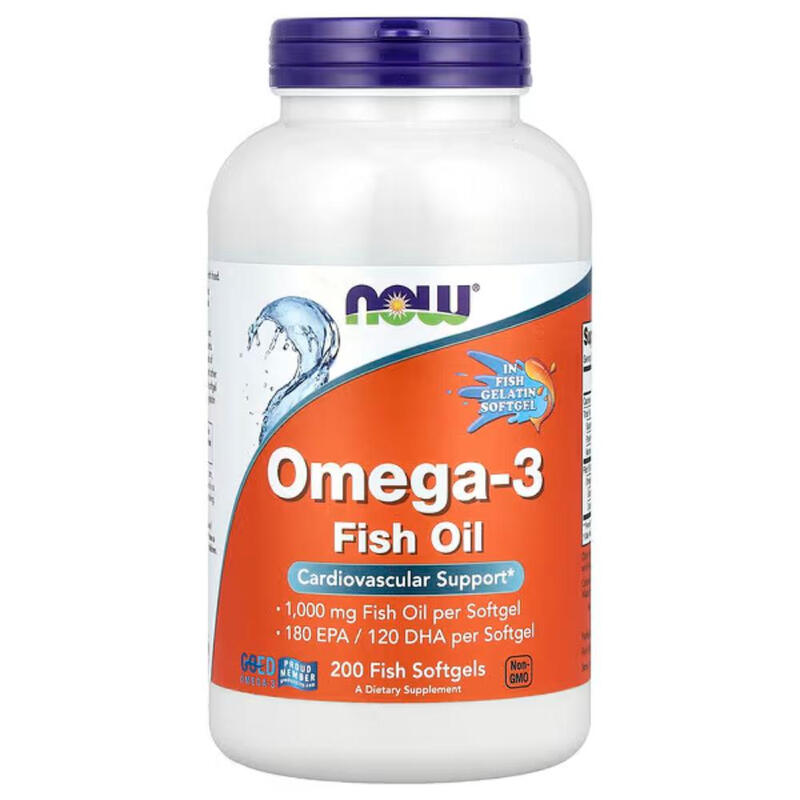 Omega 3 Fish Oil Heart Brain - 200 Softgels