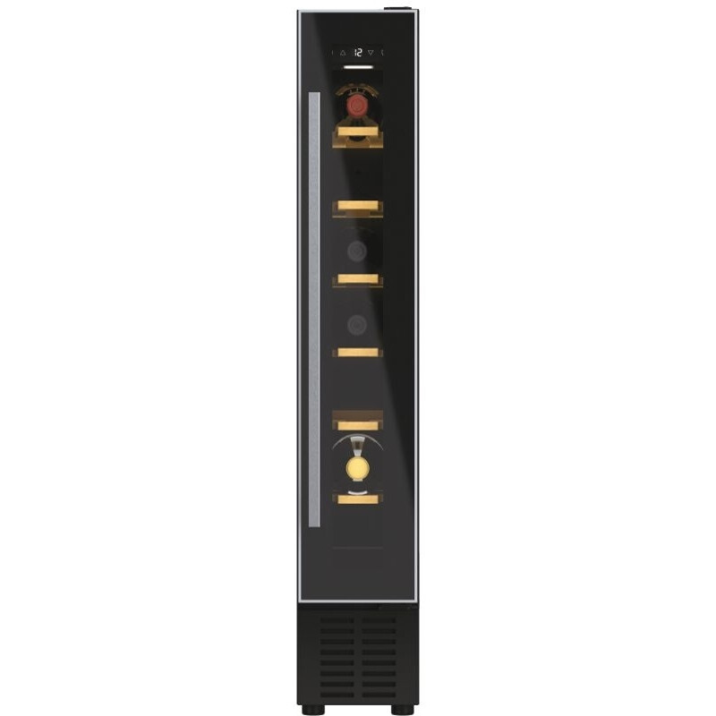HWCB 15 UK/1 15cm Built-In Wine Cooler - Black - 7 Bottle