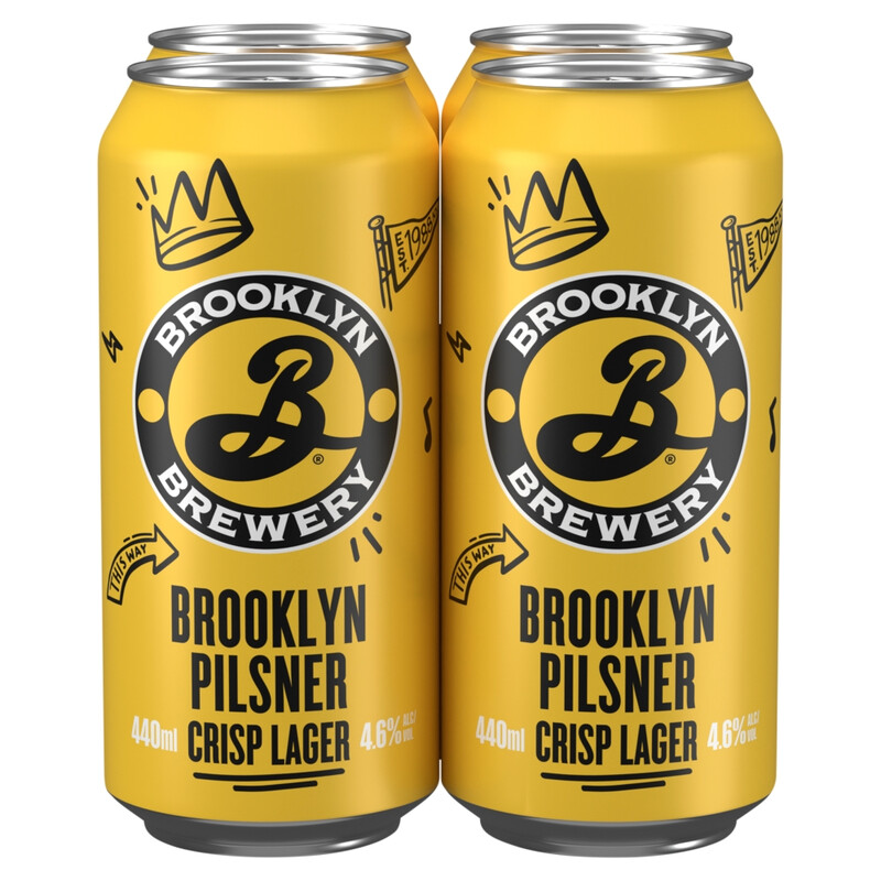 Brooklyn Brewery Women's Light Brooklyn Pilsner 4 X 440Ml - 4.6%