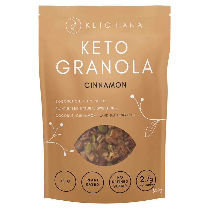 Keto Hana Cinnamon Keto Granola 300G