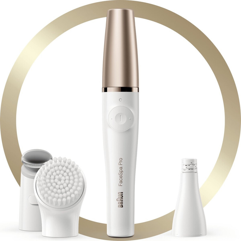 Braun FaceSpa Pro 911 3-in-1 gezichtsepilator voor gezichtsepilatie, -reiniging en -versteviging