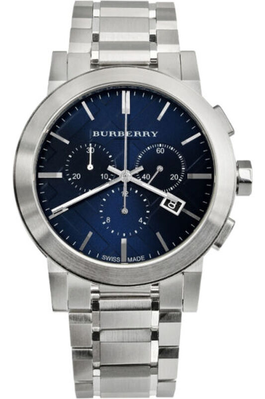 BU9363 Stainless Steel Unisex The City Blue Dial Chronograph Watch