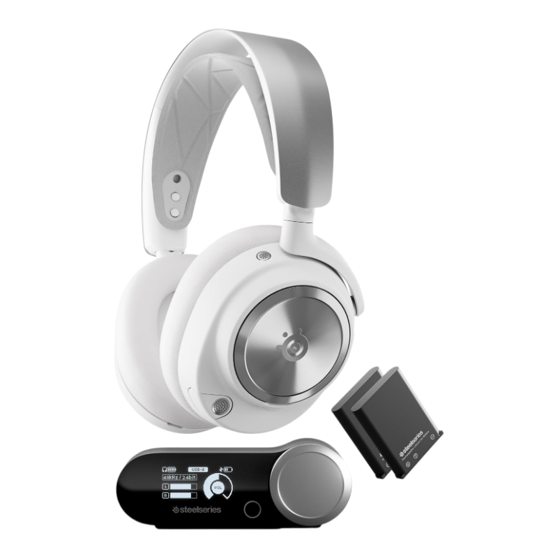 Steelseries Arctis Nova Pro Wireless Gaming-Headset Weiß