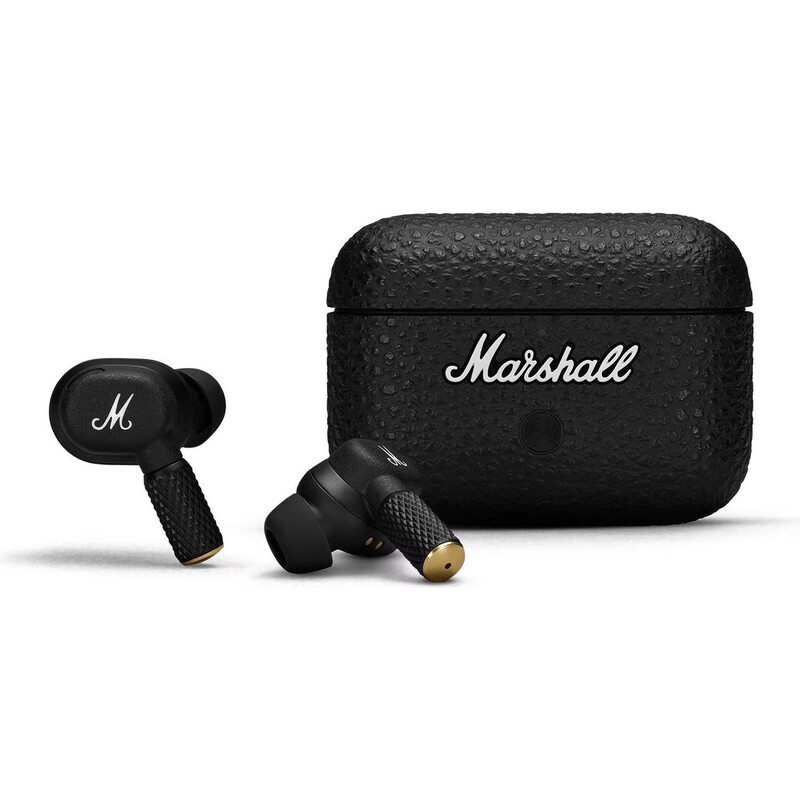 Marshall Motif II ANC Bluetooth-Kopfhörer mit Aktiver Geräuschunterdrückung, 30 Stunden Spielzeit, Schwarz
