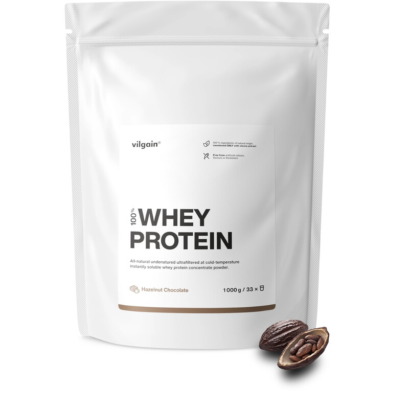 Whey Protein Chocolate with Hazelnuts Protein Nutrition Powder - 1000g