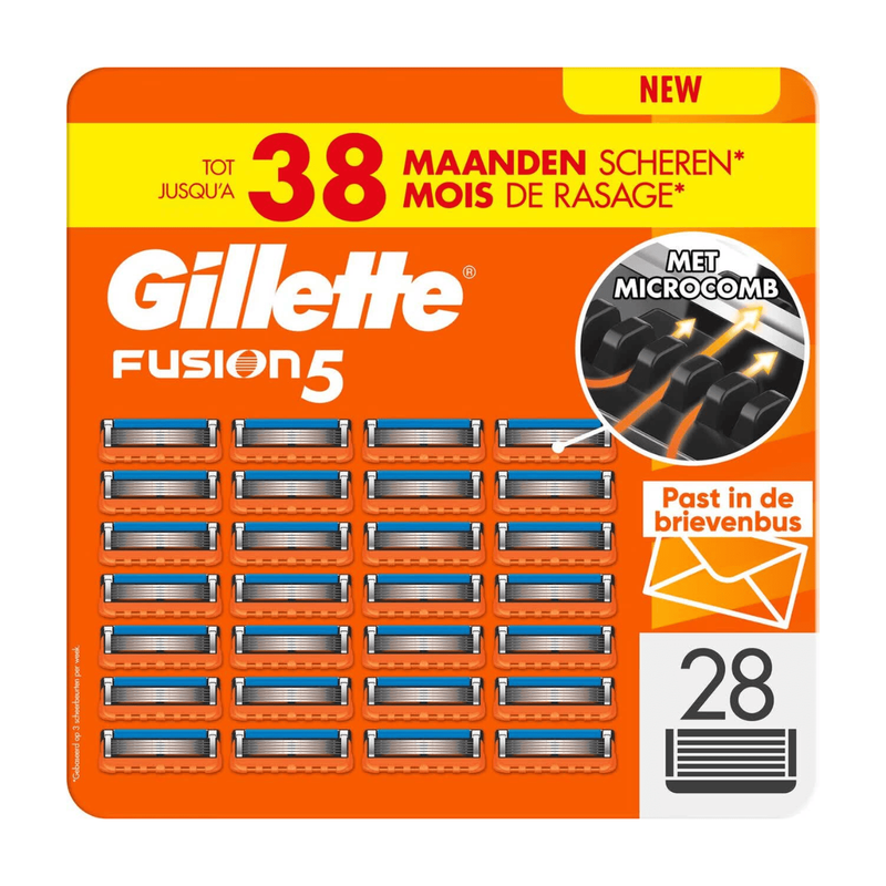 Gillette Fusion5 scheermesjes voor mannen - 28 stuks