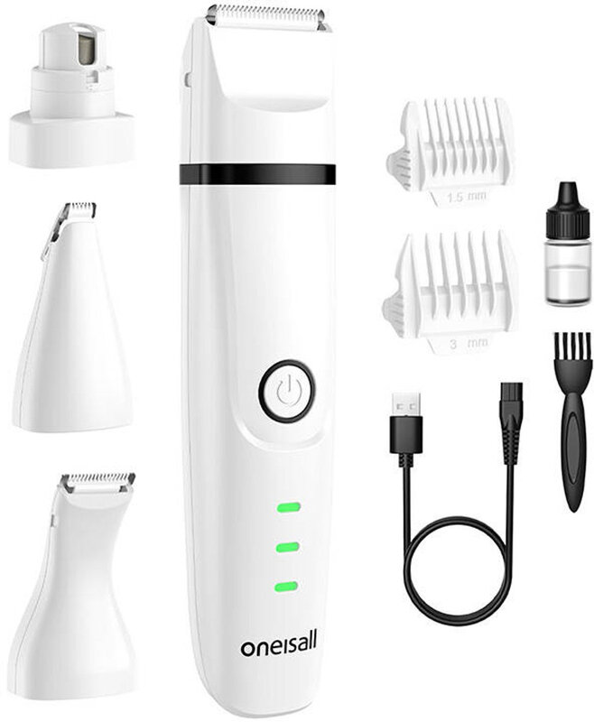 Oneisall draadloze multifunctionele honden/katten-trimmer N12