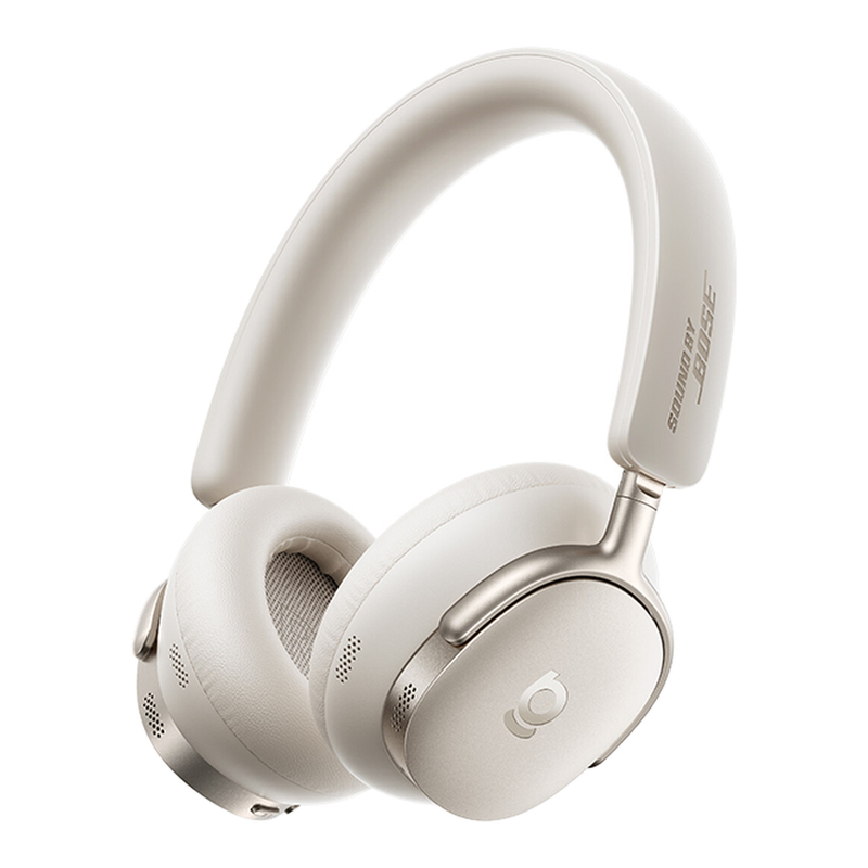 Baseus Inspire XH1 Noise-Cancelling-Kopfhörer kabellos Over-Ear in Starlight Off-White | langer Akku, Hi-Fi Soundqualität und Tragekomfort