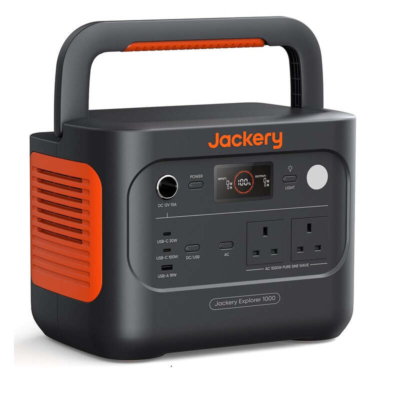 Explorer 1000 v2 Portable Power Station(2024 New),1070Wh LiFePO4 Battery,1500W AC/100