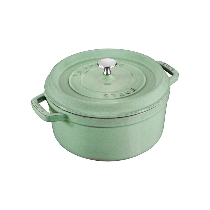 Staub La Cocotte Cocotte, 24 cm | Salbeigrün | rund | Gusseisen