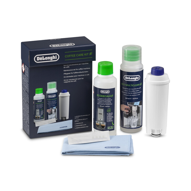 De'Longhi Coffee Care Kit, Onderhoudsset met Waterfilter en Ontkalker, DLSC306, Standard