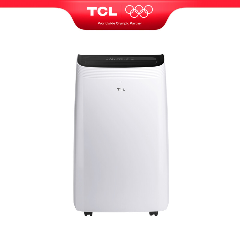 TCL Tragbarer Klimaventilator P12F3CW1, 12000 BTU, 3 in 1 - Kühlen / Ventilator / Luftentfeuchter-Modus, Fernbedienung, Schiebefenster-Kit