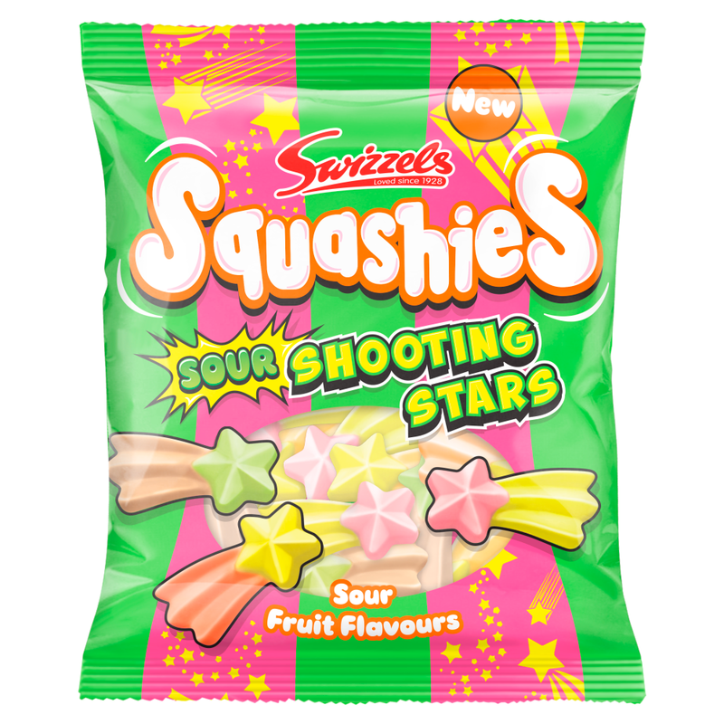 Squashies Sour Shooting Stars 100g