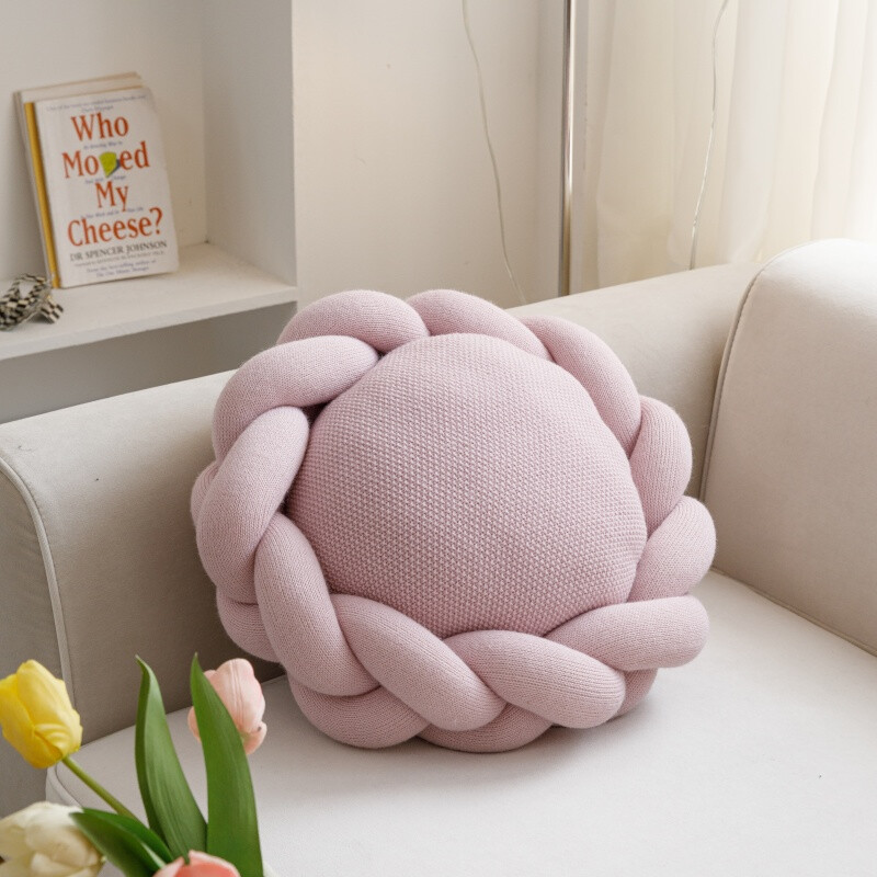 , Acrylic Wreath Cushion, 40x40cm, lilac, 1pack