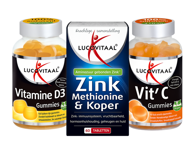 Lucovitaal Vitamin C, D3 & Zinc Immune Support Bundle