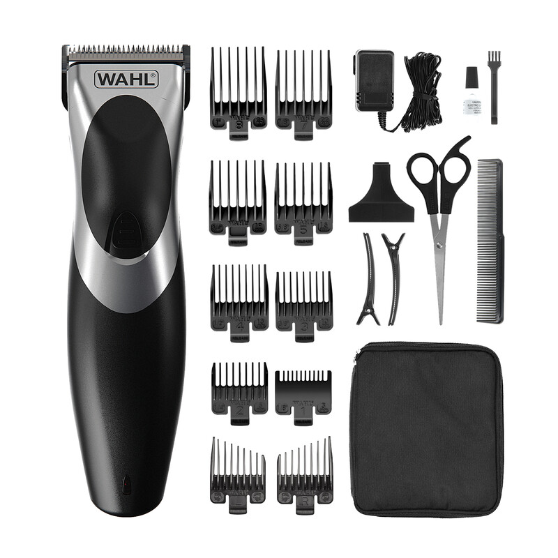 Wahl Clip N Rinse Clipper Kit, Cordless Rechargeable Washable Blades, 9639-017, Black