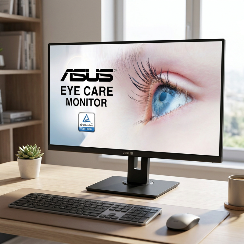 ASUS VP32AQ LED Monitor 31.5 inches 2560x1440 WQHD IPS FreeSync Low Blue Light Built-in Speakers Black