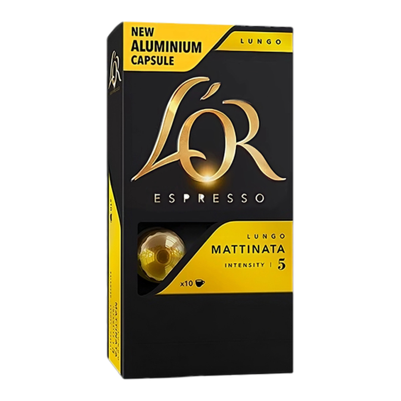 Café Capsules Lungo Mattinata N°5 Compatibles Nespresso 'or La Boite De 10 Capsules - vue 1