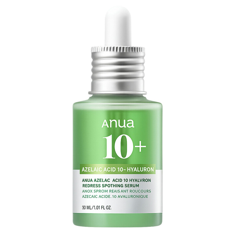 Anua Azelainsäure 10 Hyaluron Beruhigendes Anti-Rötungen Serum Grün 30 Ml
