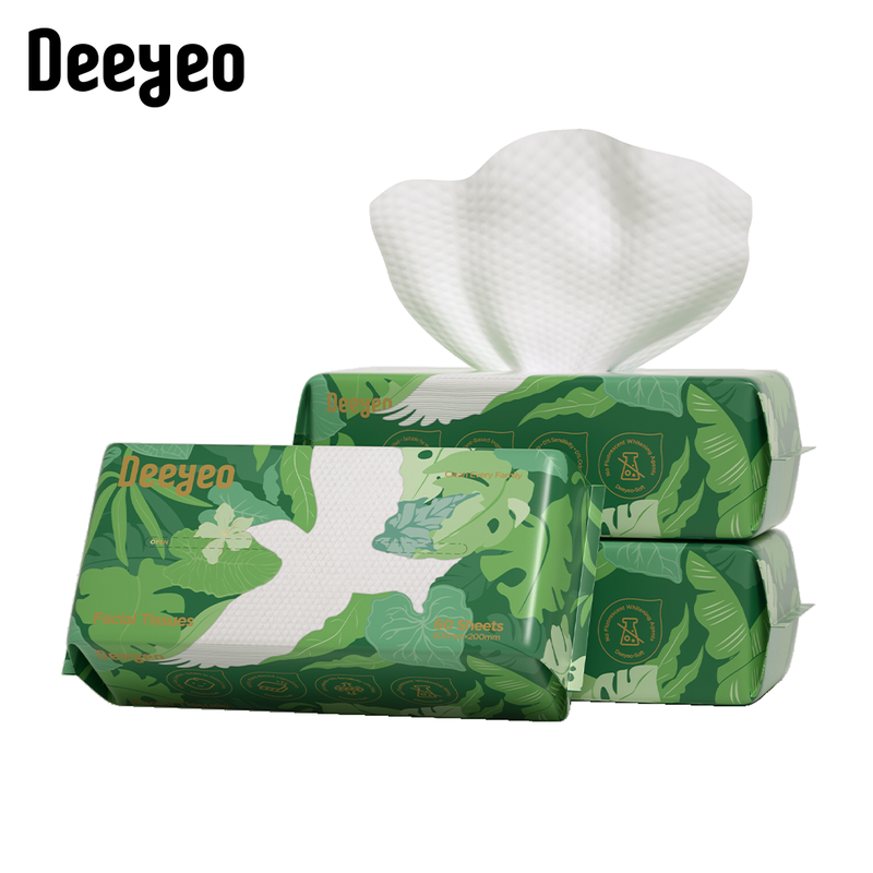 Deeyeo Vogelserie wegwerpservetten 70 g, 60 vellen × 3 pakken (Internationale versie)