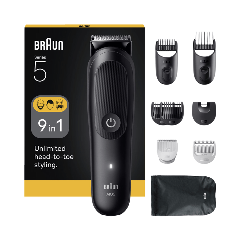 Tondeuse Tout-En-Un Braun MGK5540 – 9-En-1, Autonomie 120 min - vue 9