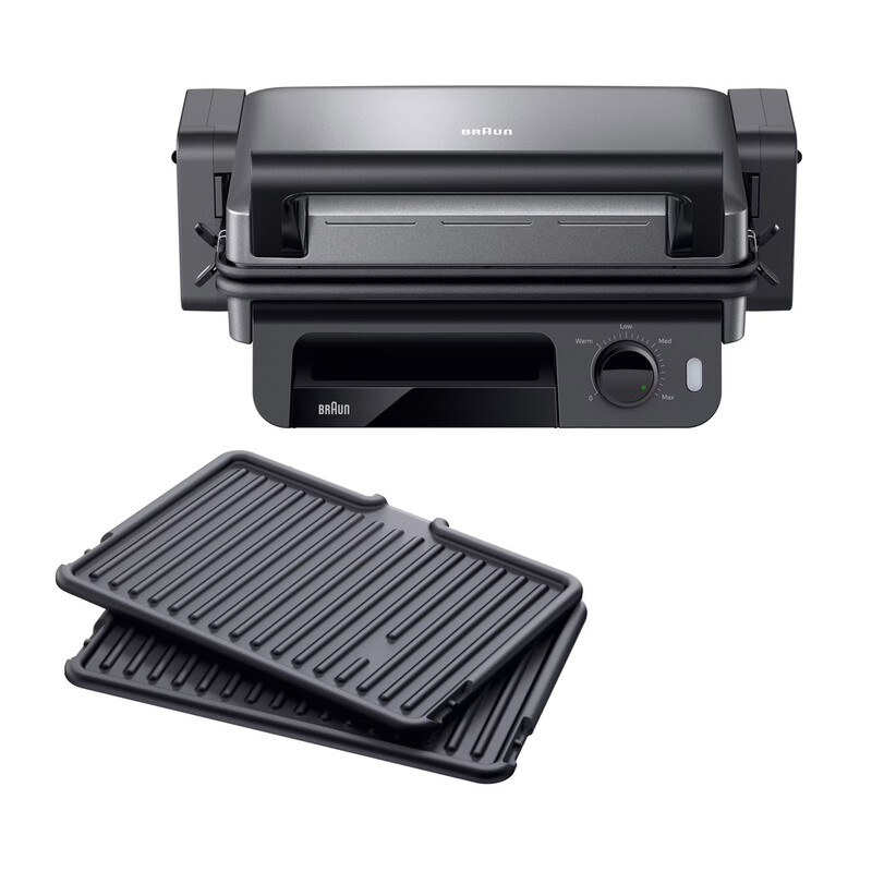 Braun MultiGrill 5, Contactgrill, CG5010IGY, Grijs