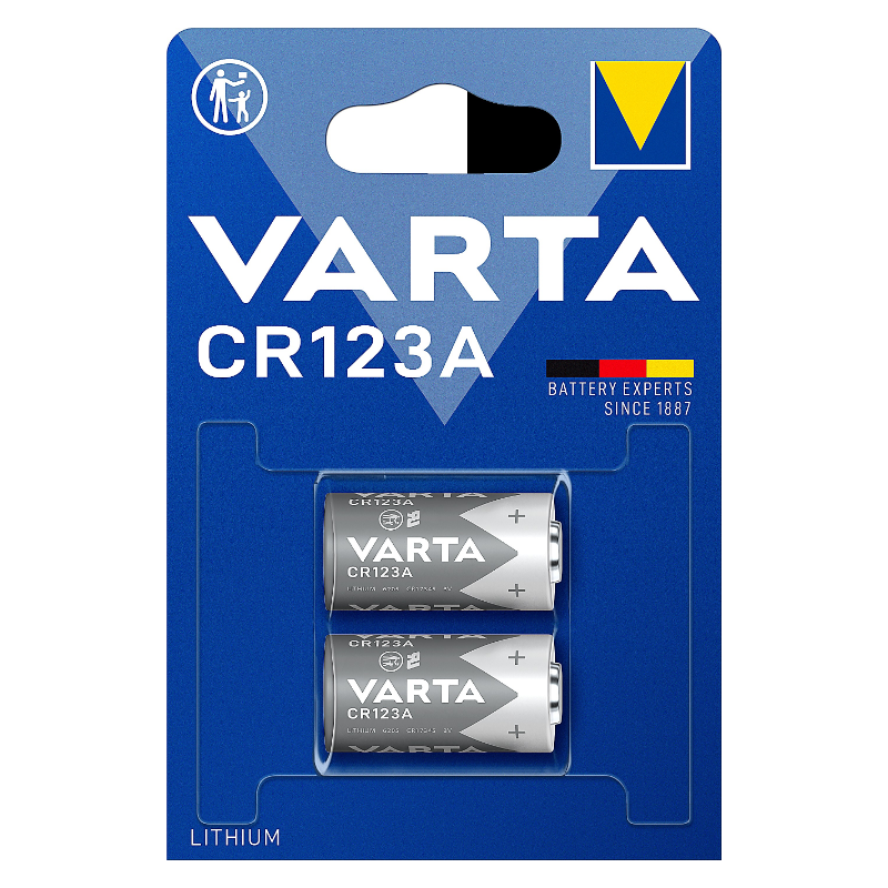 Varta Photo Lithium Batterie CR123A Li 1600 mAh