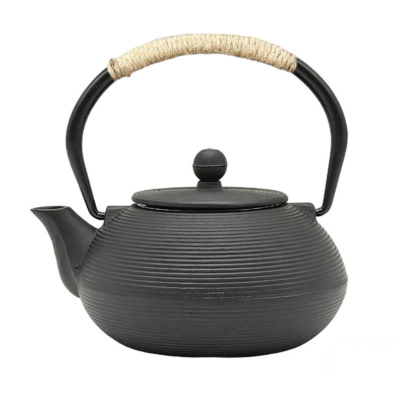 Handcrafted Cast Iron Tea Kettle for Home Use, 520ml for Brewing Herbal Teas