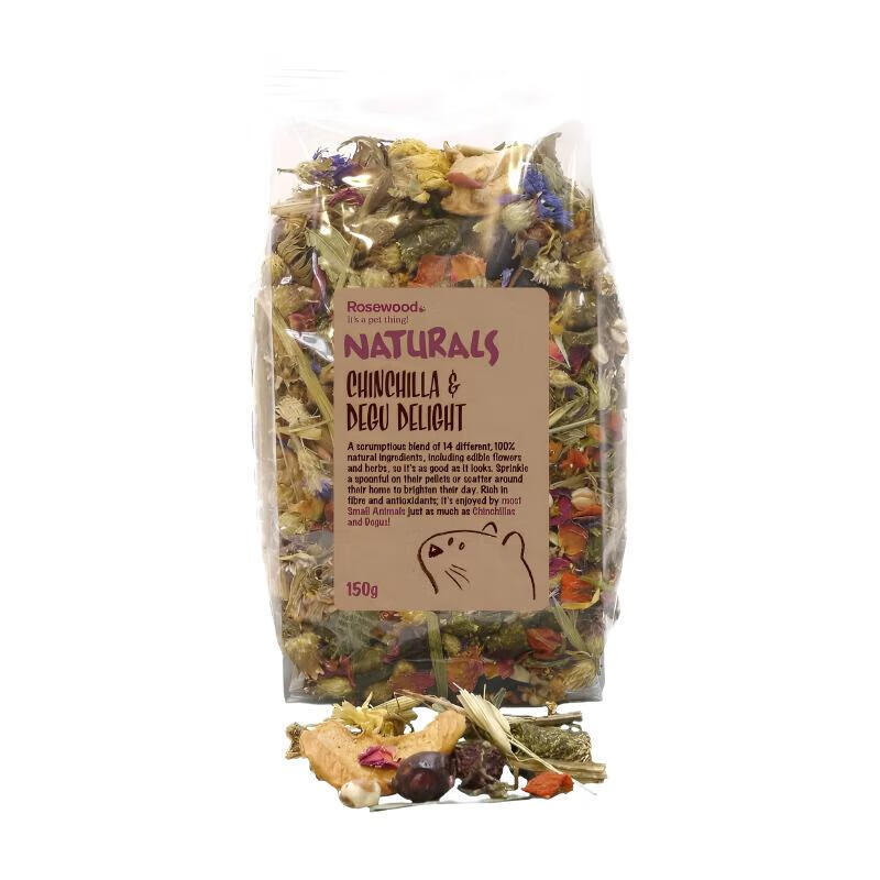 Naturals Chinchilla & Degu Delight Small Animal Treats, 150g
