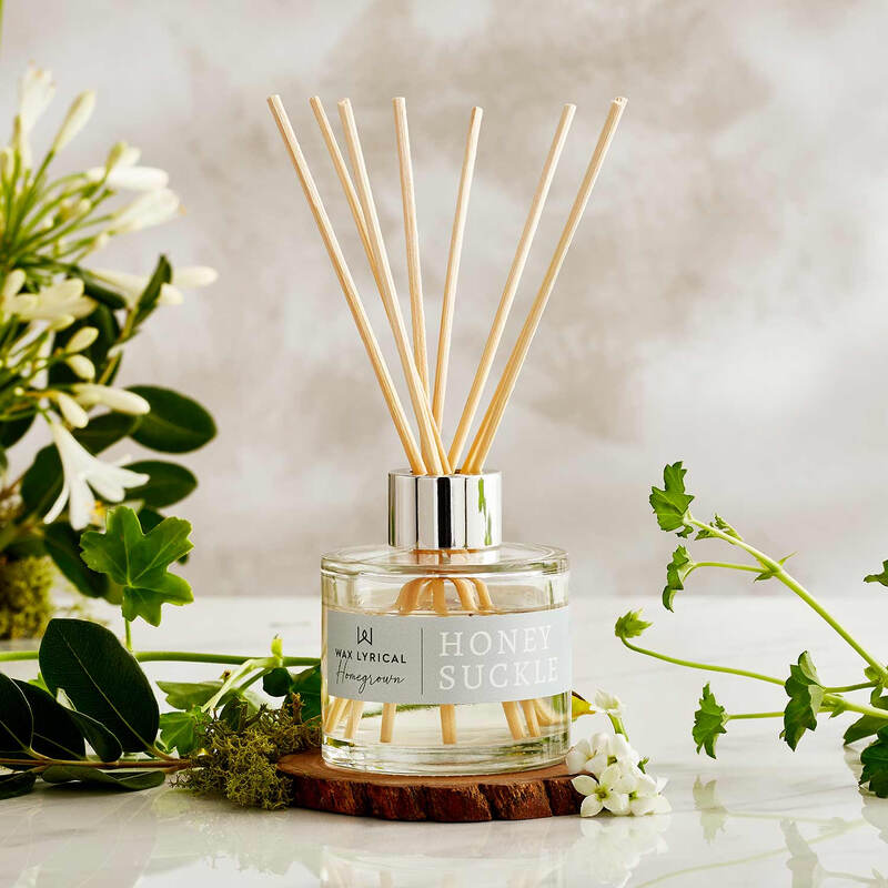 Wax Lyrical Amber Diffuser Homegrown Honeysuckle 100Ml