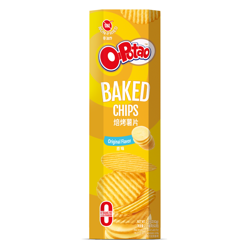 Yan Jin Pu Zi O-Potao Baked Potato Chips- Original Flavor 62G