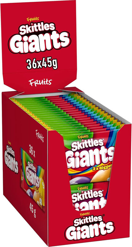 Giants Fruit Sweets Bag 45g x36