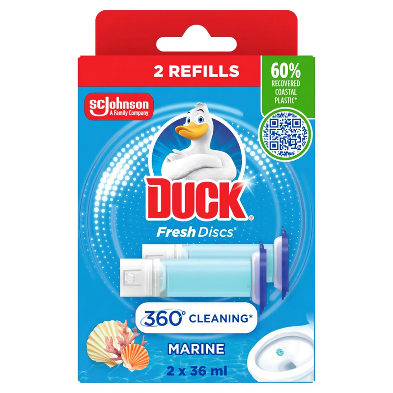 Toilet Fresh Disc Refills Marine Duo 2x36ml