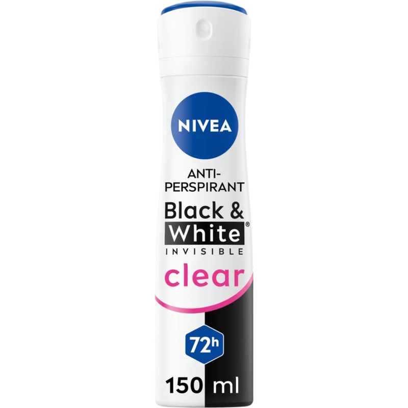Black & White Invisible Clear 72h Anti-perspirant Deodorant 150ml