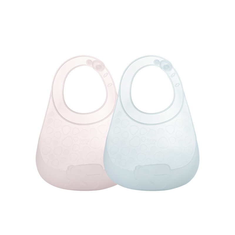 Lightweight Silicone Bib, for Infants 10-72 Months, Waterproof, Soft, Unisex, Not Eas