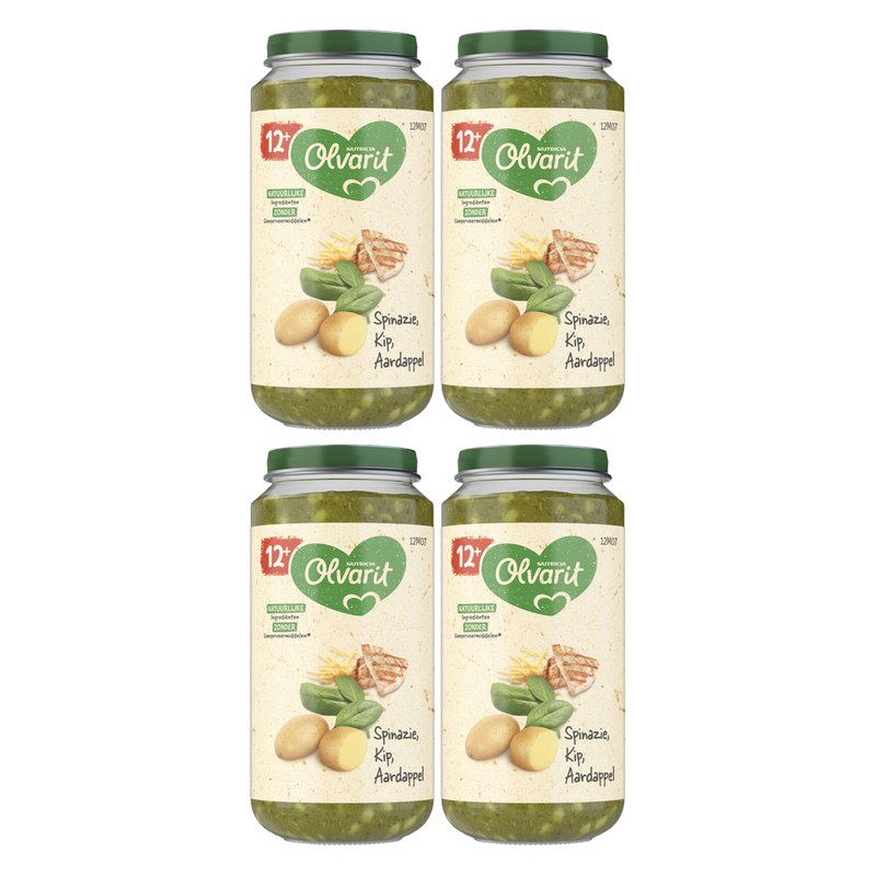 Olvarit Bio 12M07 Épinards poulet A*4