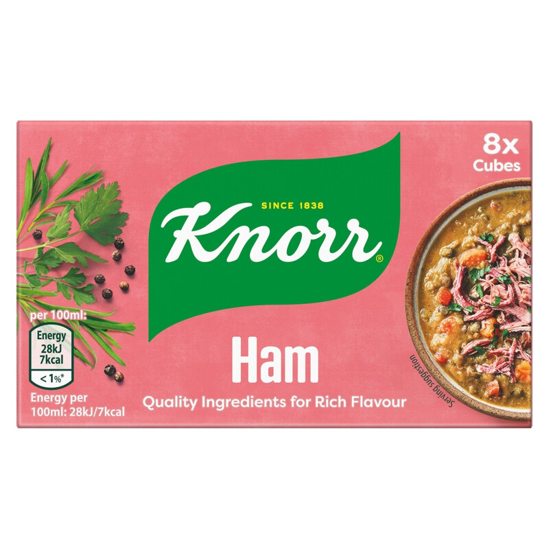 Knorr Ham Stock Cubes 8 X 10G