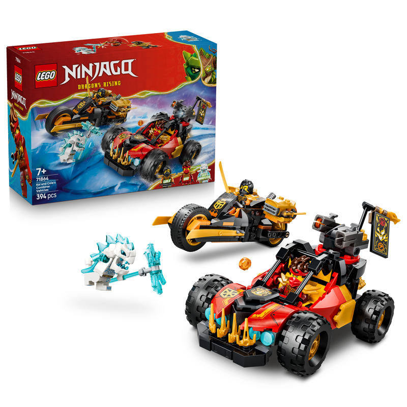 LEGO NINJAGO 71864 Kais und Coles Kombi-Fahrzeuge