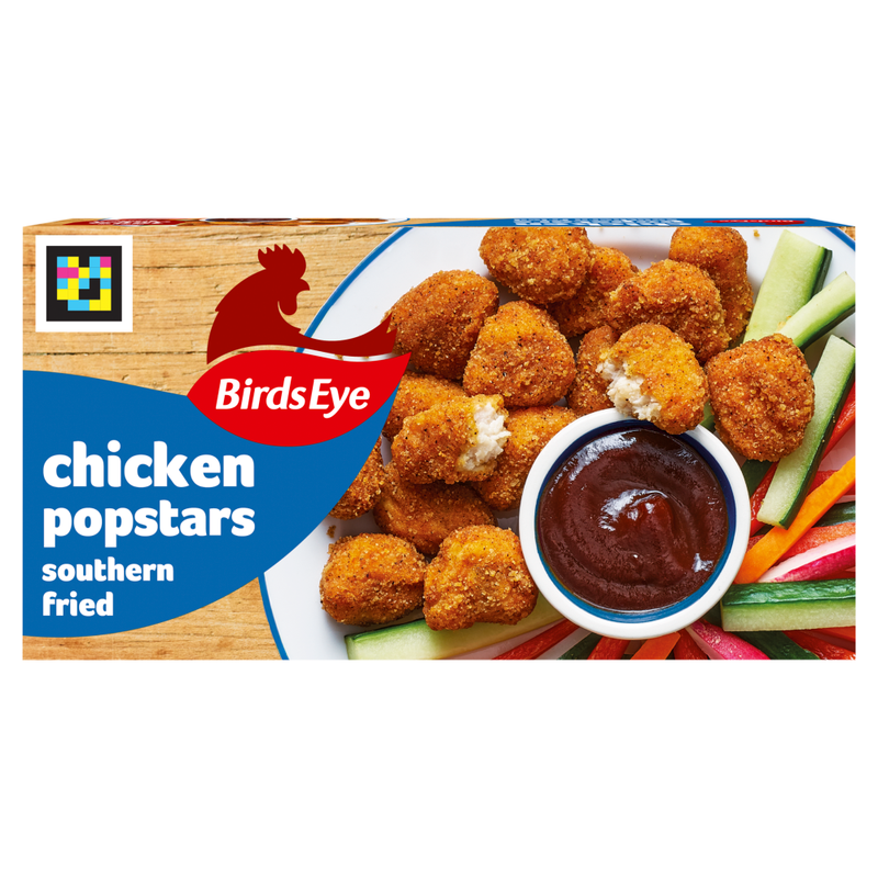 Birds Eye Golden Southern Fried Breaded Chicken Popstars 150G