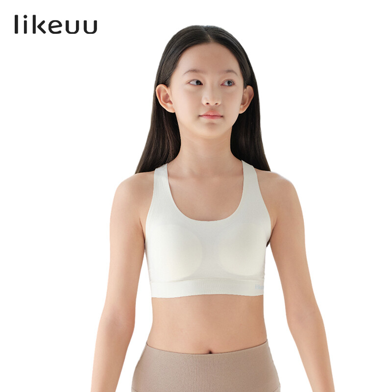 Racerback Sports Bra Off-White